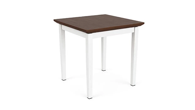 White Frame / Riftwood Walnut Top