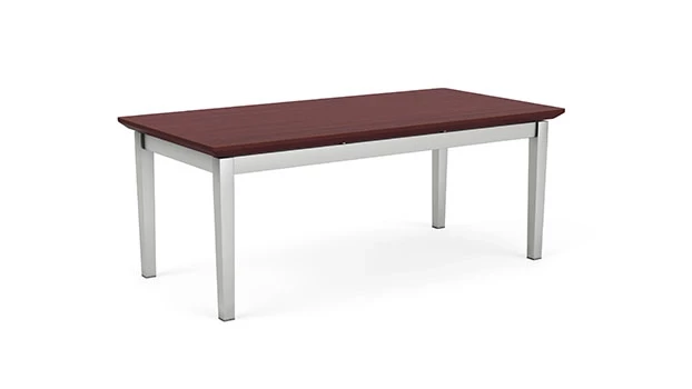Silver Frame / Mahogany Top