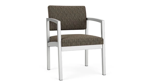 Silver / Adler Fabric - Peppercorn