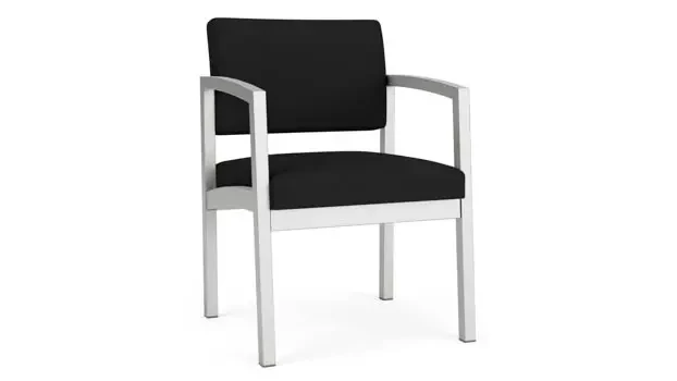 Silver Frame / Open House Fabric - Black