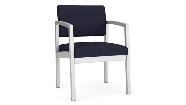 Silver Frame / Open House Fabric - Navy