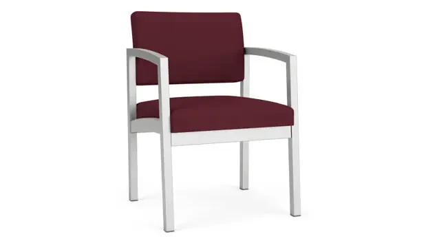 Silver Frame / Open House Fabric - Wine