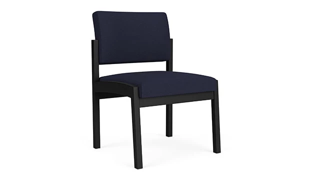 Open House Navy Fabric - Black Frame