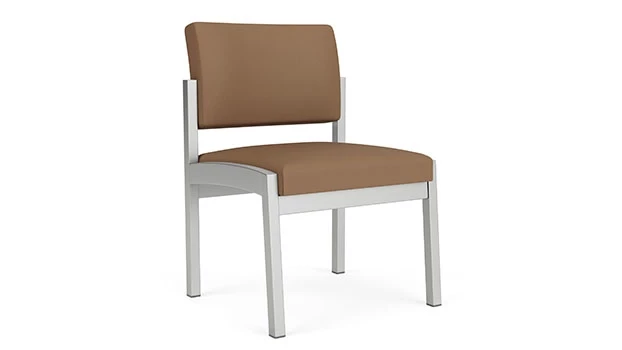 Whisper Vinyl Cappuccino - Silver Frame