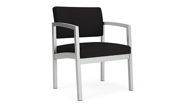 Open House Black Fabric - Silver Frame