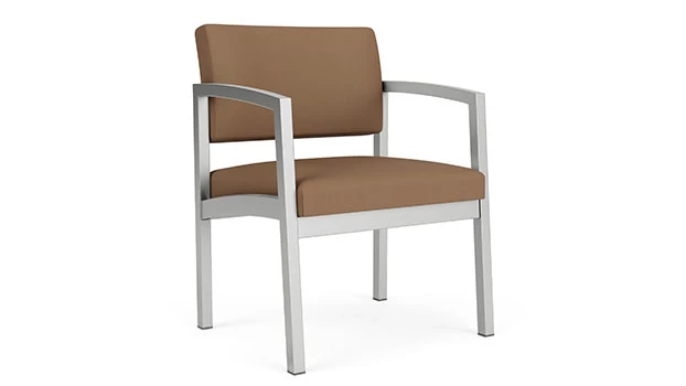 Whisper Vinyl Cappuccino - Silver Frame