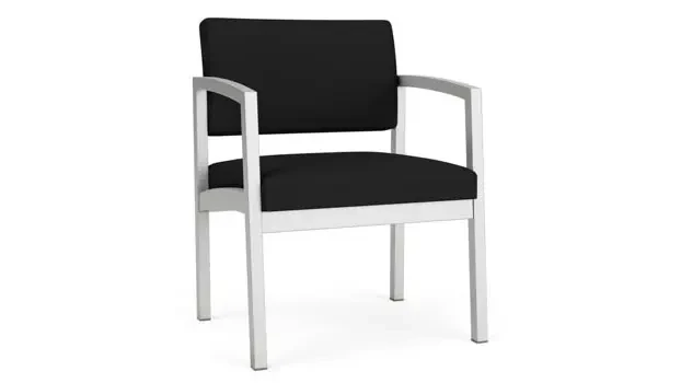 Silver Frame / Open House Fabric - Black 