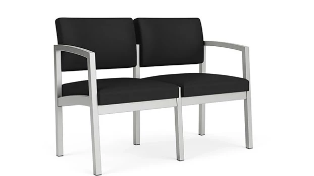 Dillon Polyurethane Black - Silver Frame