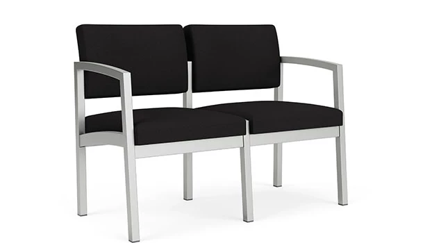 Open House Black Fabric - Silver Frame