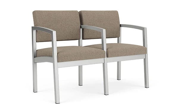 Archetype Silt Fabric - Silver Frame