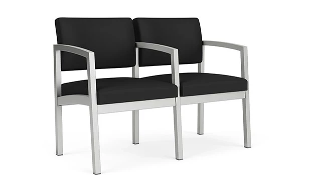 Dillon Polyurethane Black - Silver Frame