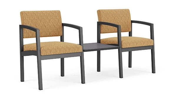 Charcoal / Adler Fabric - Golden
