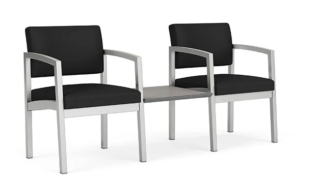 Dillon Polyurethane Black - Silver Frame