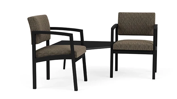 Black / Adler Fabric - Peppercorn