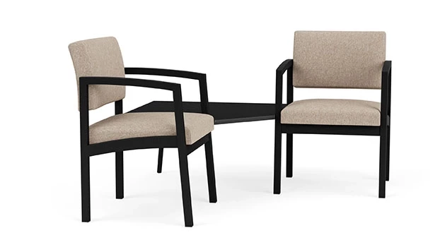 Linette Vinyl Stone - Black Frame