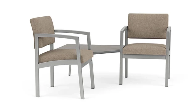 Archetype Silt Fabric - Silver Frame