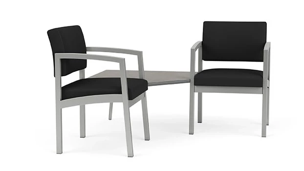 Dillon Polyurethane Black - Silver Frame