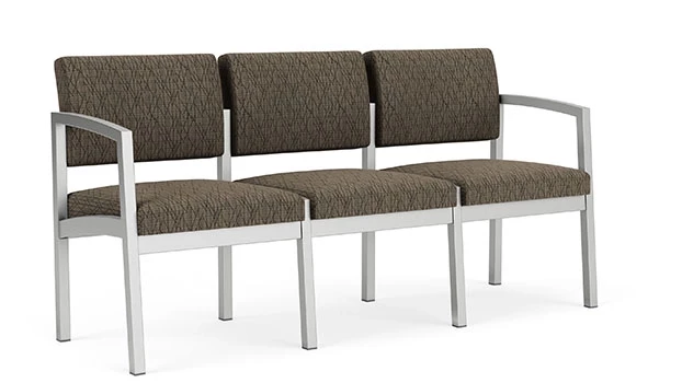 Silver / Adler Fabric - Peppercorn