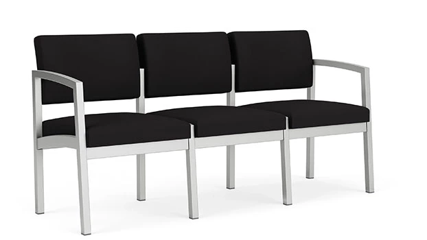 Open House Black Fabric - Silver Frame