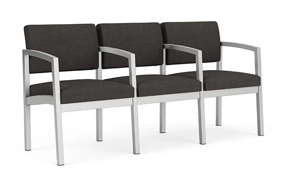 Archetype Smoke Fabric - Silver Frame