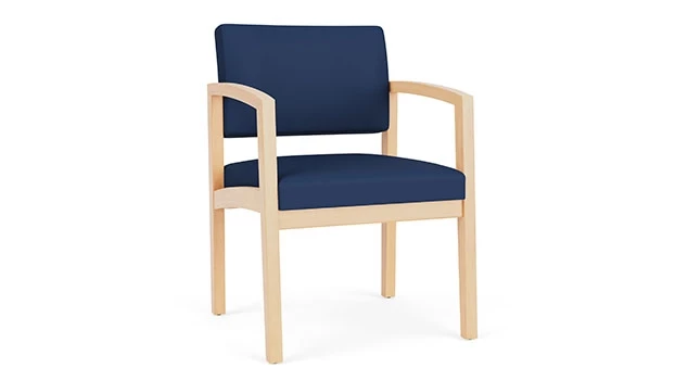 Dillon Polyurethane Ocean - Natural Wood Frame