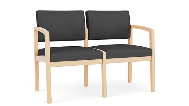 Dillon Polyurethane Graphite - Natural Wood Frame