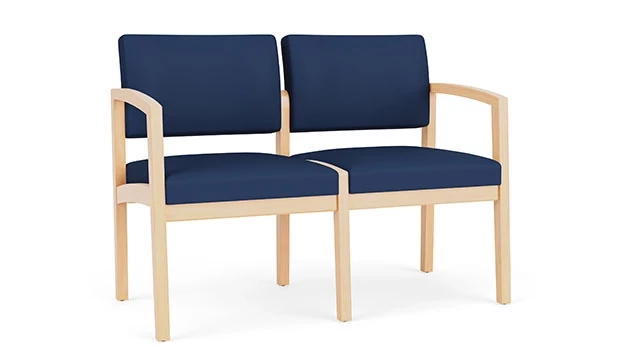 Dillon Polyurethane Ocean - Natural Wood Frame