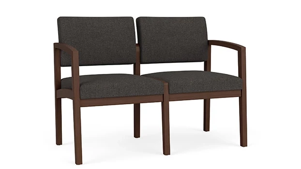 Archetype Smoke Fabric - Riftwood Walnut Frame