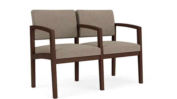 Archetype Silt Fabric - Riftwood Walnut Frame