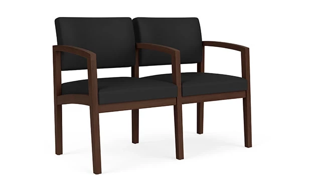 Dillon Polyurethane Black - Riftwood Walnut Frame