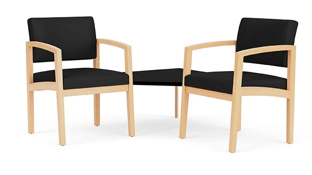 Dillon Polyurethane Black - Natural Wood Frame