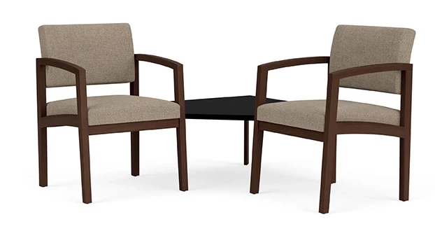 Archetype Silt Fabric - Riftwood Walnut Frame