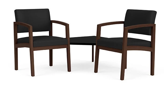 Dillon Polyurethane Black - Riftwood Walnut Frame