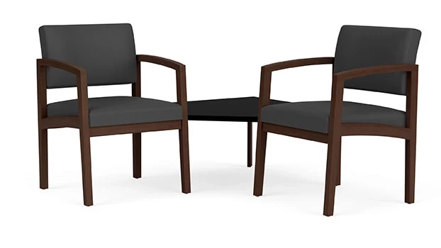 Dillon Polyurethane Graphite - Riftwood Walnut Frame