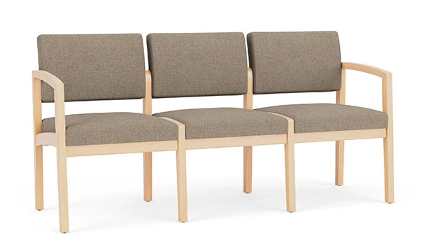 Archetype Silt Fabric - Natural Wood Frame