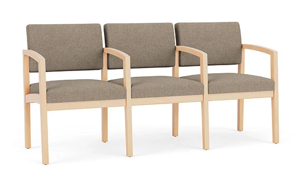 Archetype Silt Fabric - Natural Wood Frame