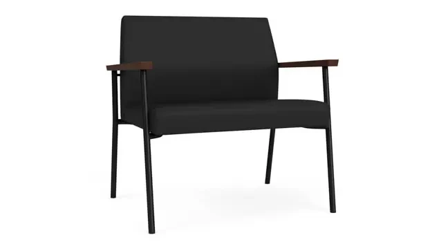 Black Dillon Polyurethane / Black Steel Finish / Riftwood Walnut Armrests