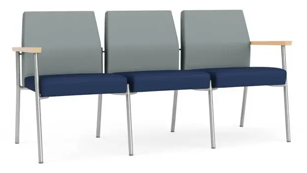 Lucid Dillon Polyurethane / Ocean Dillon Polyurethane / Silver Finish / Natural Arm Cap