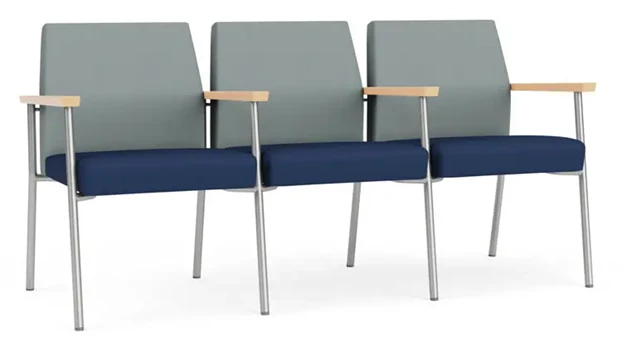 Lucid Dillon Polyurethane / Ocean Dillon Polyurethane / Silver Finish / Natural Arm Cap