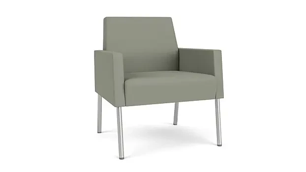 Eucalyptus Open House Fabric/Silver Finish Legs