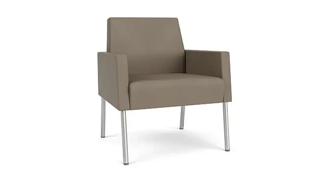 Farro Modena Polyurethane/Silver Finish Legs