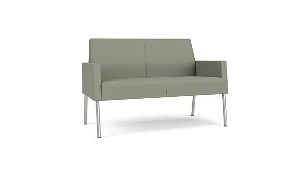 Eucalyptus Open House Fabric/Silver Finish Legs