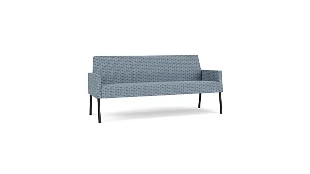 Rain Song Rise Fabric/Black Steel Finish Legs