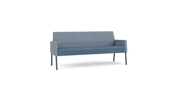 Rain Song Rise Fabric/ Titan Modena Polyurethane/Charcoal Finish Legs