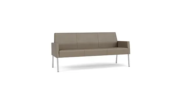 Farro Modena Polyurethane/Silver Finish Legs