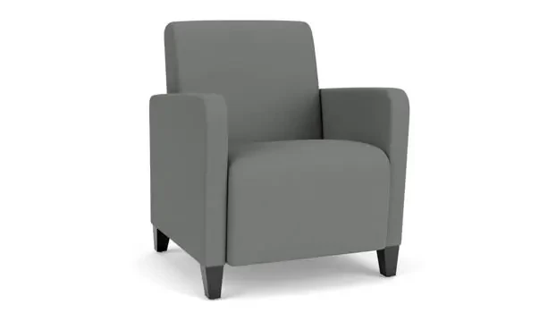 Asteroid Open House Fabric / Wood Legs, Black