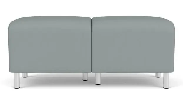 Lucid Dillon Polyurethane / Steel Legs, Brushed Steel