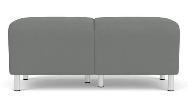 Asteroid Open House Fabric / Steel Legs, Brushed Steel