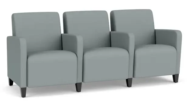 Lucid Dillon Polyurethane / Wood Legs, Black