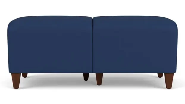 Dillon Ocean Upholstery / Walnut Finish